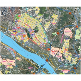 [분양사무소] 일산신도시 부동산 개발계획도 데이터 판매 - 나우맵 맞춤 지도제작 문의